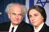 Ian Holm and Tovah Feldshuh in "O Jerusalem."