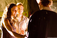 Jessica Lucas, Michael Stahl-David and T.J. Miller in "Cloverfield."