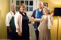 Martin Lawrence, Kym Whitley, Will Sasso and Geneva Carr in  "College Road Trip."