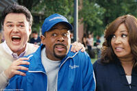 Donny Osmond, Martin Lawrence and Kym Whitley in "College Road Trip."