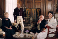 Bulle Ogier, Barbet Schroeder, Michel Piccoli and Jeanne Balibar in "The Duchess of Langeais."