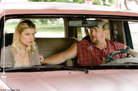 Ivana Milicevic and Larry the Cable Guy in "Witless Protection."