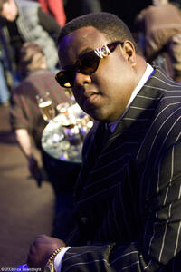 Jamal Woolard as Notorious B.I.G. in "Notorious."