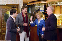 Paul Rudd as Peter, Jason Segel as Sydney, Jane Curtin as Joyce and J.K. Simmons as Oz in "I Love You, Man."