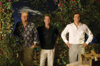 Bill Anderson (STELLAN SKARSGRD), Sam Carmichael (PIERCE BROSNAN) and Harry Bright (COLIN FIRTH) in "Mamma Mia!"