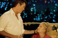 Sam Carmichael (PIERCE BROSNAN) rekindles with former flame Donna Sheridan (MERYL STREEP) in "Mamma Mia!"
