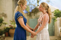 Donna Sheridan (MERYL STREEP) has a mother-daughter chat with Sophie (AMANDA SEYFRIED) in "Mamma Mia!"