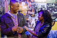 Collins Pennie as Malik and Naturi Naughton as Denise in "Fame."