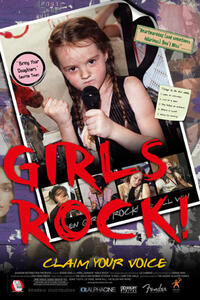 Poster art for "Girls Rock!"