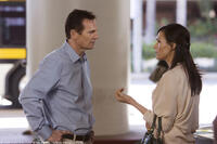 Liam Neeson as Bryan and Famke Janssen as Lenore in "Taken."