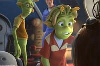 Skiff (voiced by Seann William Scott) and Lem (voiced by Justin Long) in "Planet 51."