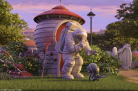 Chuck (voiced by Dwayne Johnson) and Dog in "Planet 51."