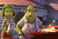 A scene from the film "Planet 51."