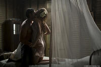 Hugh Jackman as The Drover and Nicole Kidman as Sarah in "Australia."