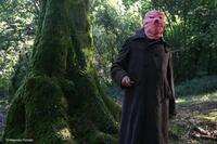 Man in the pink mask in "Timecrimes."