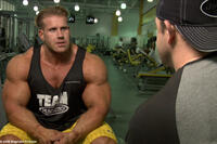 Jay Cutler and Christopher Bell in "Bigger, Stronger, Faster."