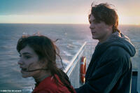 Ben (Greg Timmermans) and Scarlite (Laura Verlinden) overlooking the water in "Ben X."