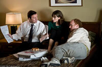 Ricky Gervais as Mark, Jennifer Garner as Anna and Louis C.K. as Greg in "The Invention of Lying."