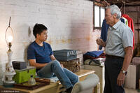 Bee Vang as Thao and Clint Eastwood as Walt Kowalski in "Gran Torino."