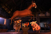 Esmay, Monty, Horace, Drake, Helda and Slink in ``The Lion of Judah.''