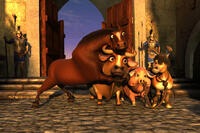 Monty, Esmay, Horace and Jack in ``The Lion of Judah.''