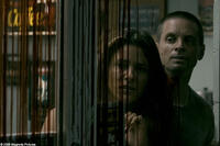 Jill Wagner as Polly and Shea Whigham as Dennis in "Splinter."