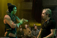 Patrick Fugit and director Paul Weitz on the set of "Cirque du Freak: The Vampire's Assistant."