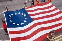 A scene from "Proud American."