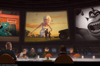 A scene from "Monsters vs. Aliens."