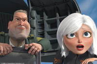 Gen. W.R. Monger and Ginormica in "Monsters vs. Aliens: An IMAX 3D Experience."