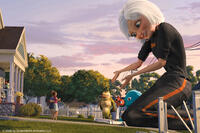  Mr. and Mrs. Murphy, The Missing Link, Dr. Cockroach, B.O.B. and Ginormica in "Monsters vs. Aliens."