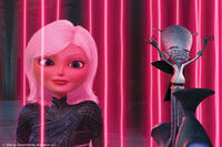 Ginormica and Gallaxhar in "Monsters vs. Aliens: An IMAX 3D Experience."