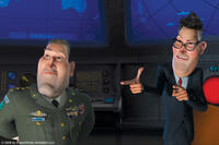 Gen. W.R. Monger and the President in "Monsters vs. Aliens: An IMAX 3D Experience."