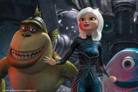 The Missing Link, Ginormica and B.O.B. in "Monsters vs. Aliens."
