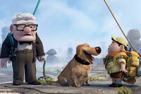 Carl Fredericksen, Dug and Russell in "Up."