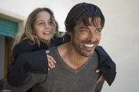 Blu Yoshimi as Claudia and Alessandro Gassman as Carlo in "Quiet Chaos."