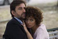 Nanni Moretti as Pietro Paladini and Valeria Golino as Marta in "Quiet Chaos."