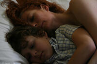 Aidan Gould as Tom and Tilda Swinton as Julia in "Julia."