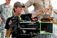 Director Michael Bay on the set of "Transformers: Revenge of the Fallen."
