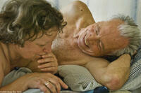 Ursula Werner as Inge and Horst Westphal as Karl in "Cloud 9."