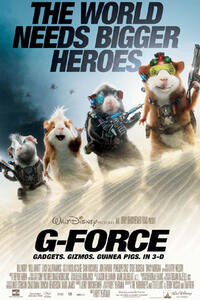 Poster art for "G-Force in Disney Digital 3D."