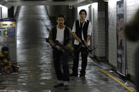 Willem Dafoe as Elvis and Ethan Hawke as Edward in "Daybreakers."