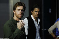 Co-director Peter Spierig and Ethan Hawke on the set of "Daybreakers."