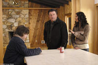 Rory Culkin as Scott Bartlett, Alec Baldwin as Mickey Bartlett and Jill Hennessy as Brenda Bartlett in "Lymelife."