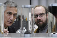 David Strathairn as Dr. Flintstein and Paul Giamatti as himself in "Cold Souls."