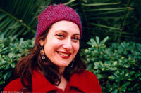 Director Karin Albou on the set of "The Wedding Song."