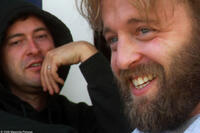 Mark Duplass as Ben and Joshua Leonard as Andrew in "Humpday."