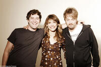 Mark Duplass, director Lynn Shelton and Joshua Leonard on the set of "Humpday."
