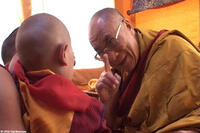 The Dalai Lama in "Unmistaken Child."
