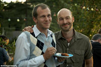 Gustaf Skarsgard as Goran and Torkel Petersson as Sven in "Patrik, Age 1.5."